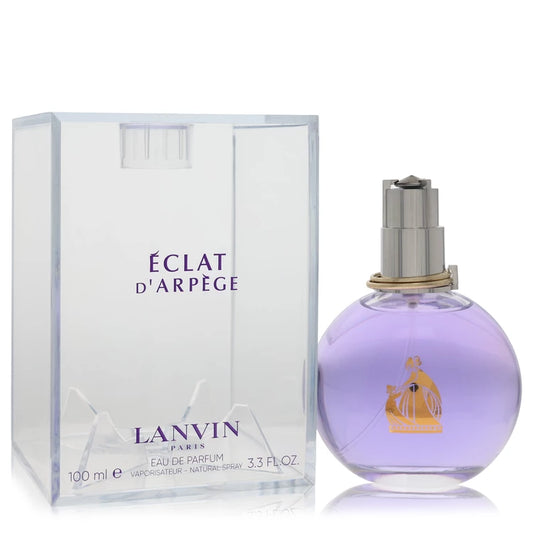 Lanvin Eclat d'Arpege perfume bottle and packaging on a white background 100ml