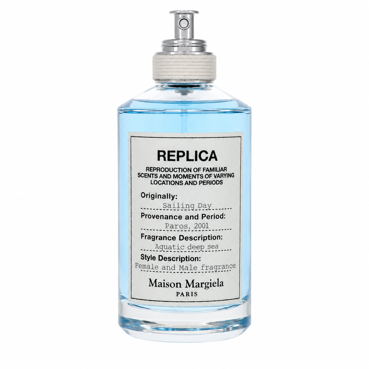 Maison Margiela Replica Sailing Day Eau de Toilette unisex fragrance at Scent Haven 100ml