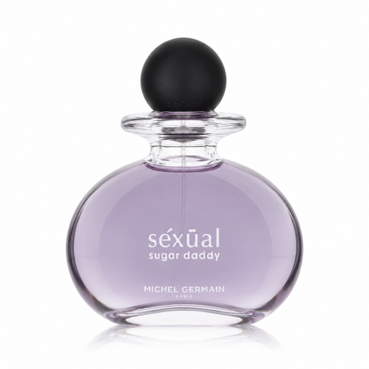 Michel Germain Sexual Sugar Daddy – playful sweet gourmand cologne in shimmering gold bottle. 125ml