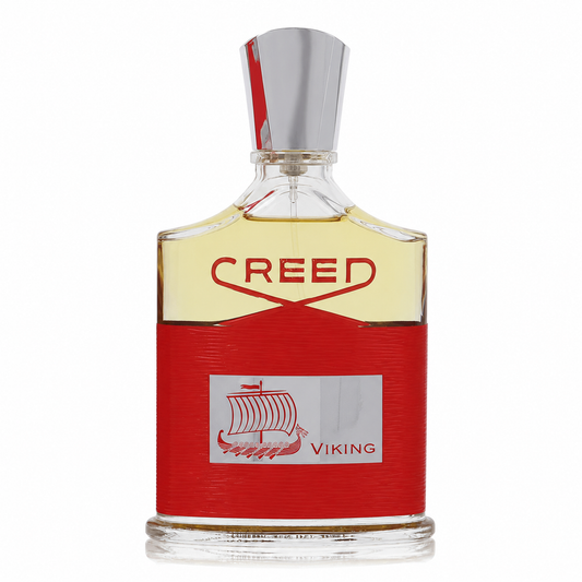 Creed Viking – fiery aromatic men’s cologne in bold red bottle with silver Viking ship crest. 100ml