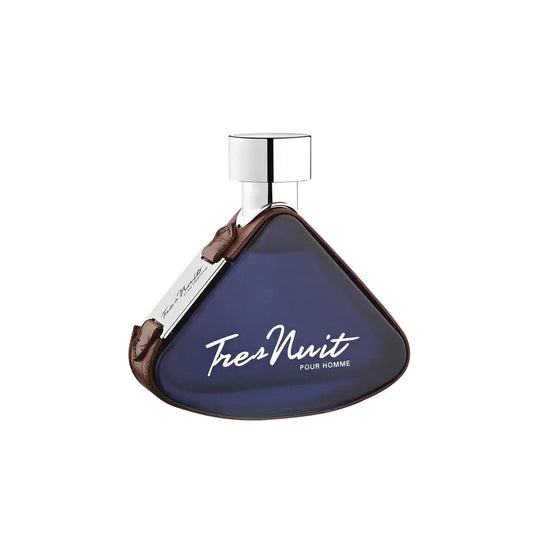 Armaf Tres Nuit – elegant fresh spicy cologne in classic deep blue bottle with silver cap. 100ml