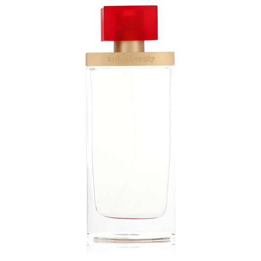 Elizabeth Arden Arden Beauty Eau de Parfum clear rectangular bottle with a red cap 100ml