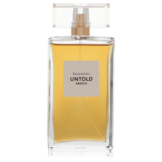 Elizabeth Arden Untold Absolu Eau de Parfum. Rectangular glass bottle with rectangular lid 100ml