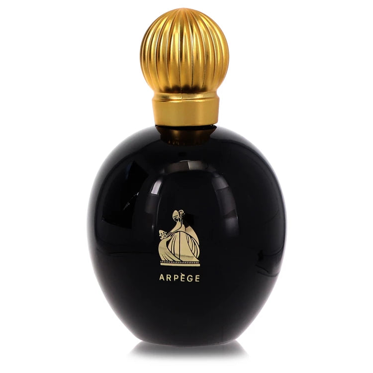 Bottle of Arpège by Lanvin Eau de Parfum with gold accents and elegant black packaging 100ml