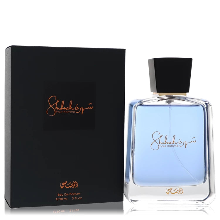 Rasasi Shuhrah Eau de Parfum for men at Scent Haven 90ml