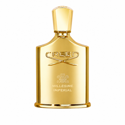 Creed Millésime Impérial – luxurious marine and fruity scent in elegant gold bottle. 100ml