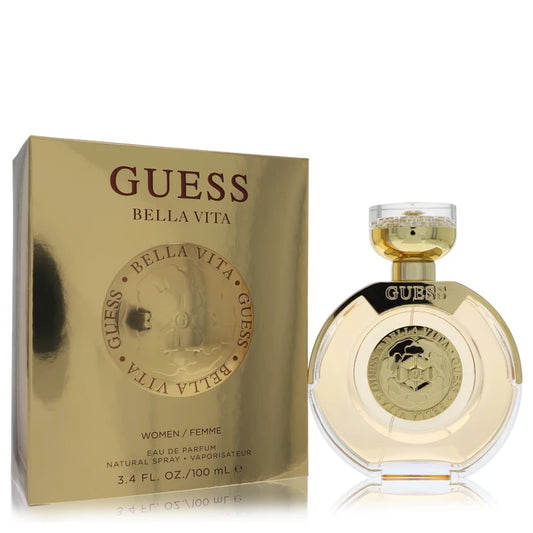 Guess Bella Vita perfume bottle and packaging on a white background 100ml