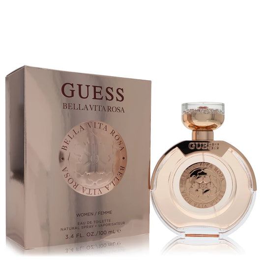Guess Bella Vita Rosa perfume bottle and packaging on a white background 100ml