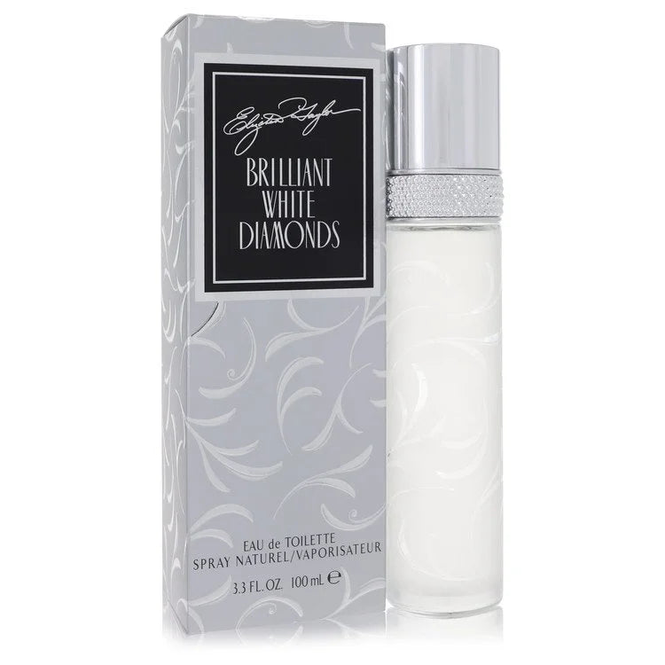 Brilliant White Diamonds perfume bottle and packaging on a white background 100ml