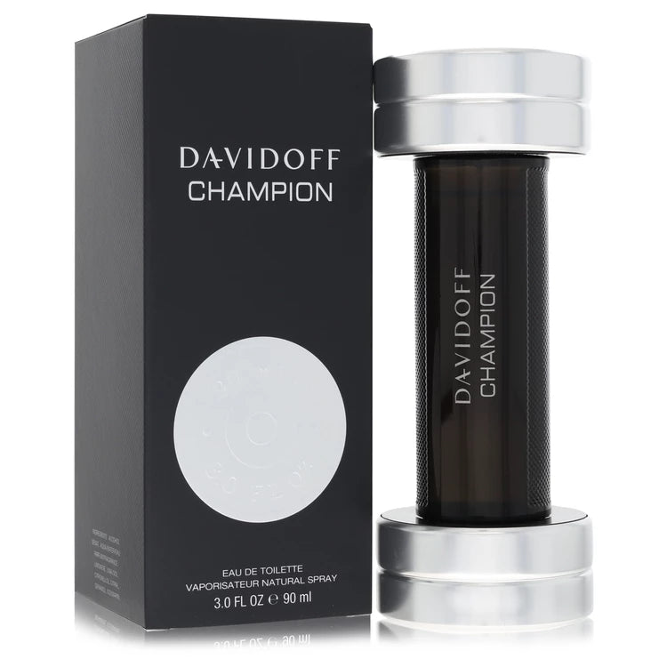 Davidoff Champion perfume bottle and packaging on a white background 90ml
