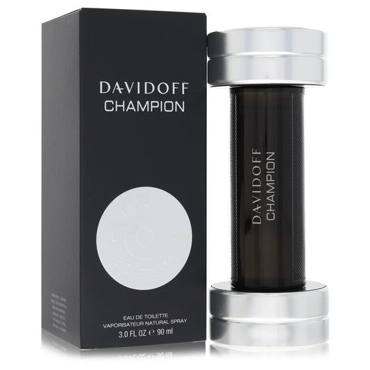 Davidoff Champion perfume bottle and packaging on a white background 90ml