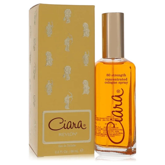 Revlon Cila cologne bottle and packaging on a white background 68ml
