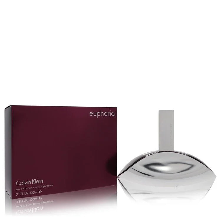 Calvin Klein Euphoria – exotic floral amber fragrance in sculpted purple glass bottle with silver cap. 100ml