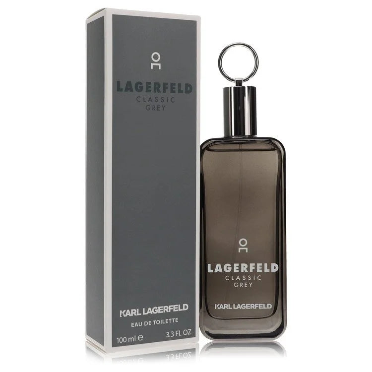 Karl Lagerfeld Classic Grey perfume bottle and packaging on a white background 100ml