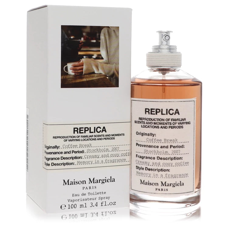 Maison Margiela Replica Coffee Break Eau de Toilette unisex fragrance at Scent Haven 100ml