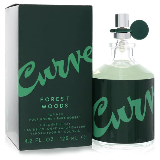 Curve Forest Woods cologne bottle and packaging on a white background 125ml