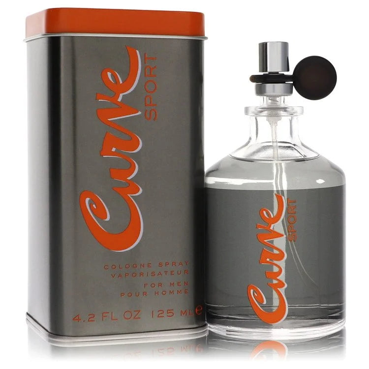 Curve Sport cologne spray bottle and packaging on a white background 125ml
