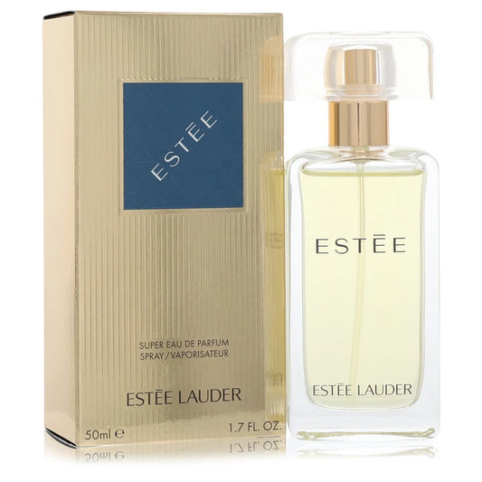 Estée Lauder perfume bottle and packaging on a white background 50ml