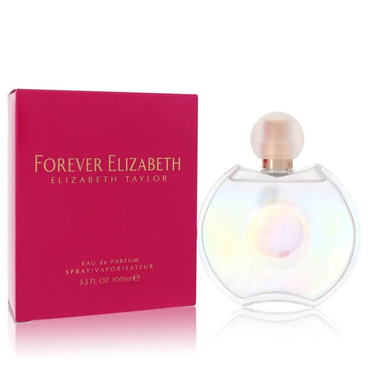 Elizabeth Taylor Forever Elizabeth perfume bottle and packaging on a white background 100ml