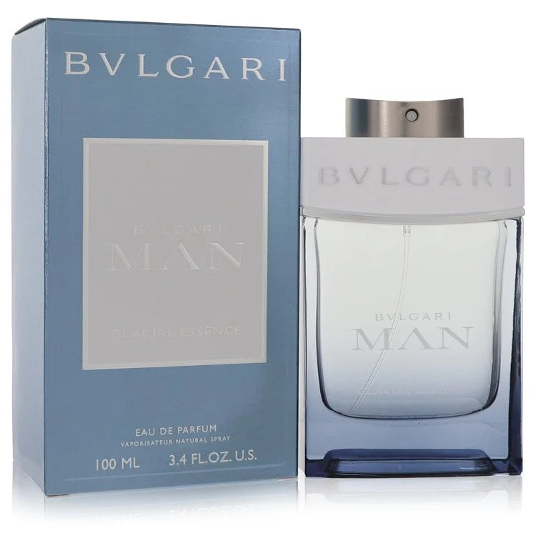 Bulgari Man Eau de Parfum bottle and packaging on a white background 100ml