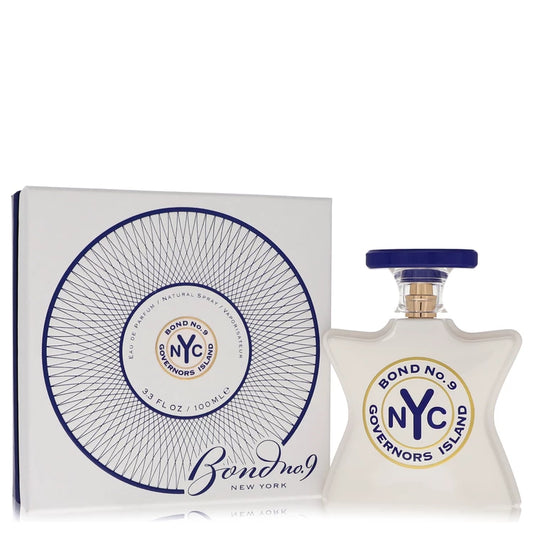 Bond No. 9 Governors Island Eau de Parfum 100ml Bottle – Unisex Woody Amber Fragrance
