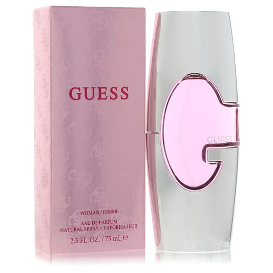 Guess perfume bottle and packaging on a white background 75ml