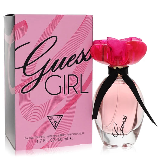 Guess Girl perfume bottle and packaging on a white background 50ml