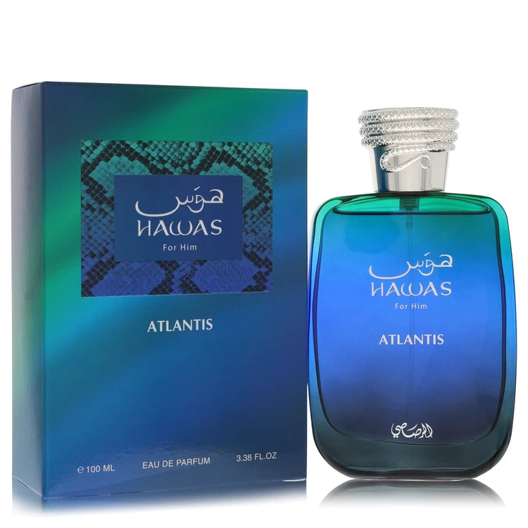 Rasasi Hawas Atlantis Eau de Parfum for men at Scent Haven 100ml