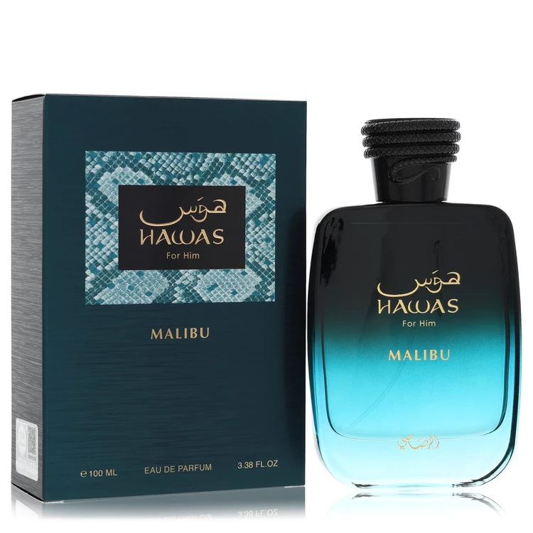 Rasasi Hawas Malibu Eau de Parfum for men at Scent Haven 100ml