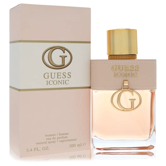 Guess Iconic perfume bottle and packaging on a white background 100ml
