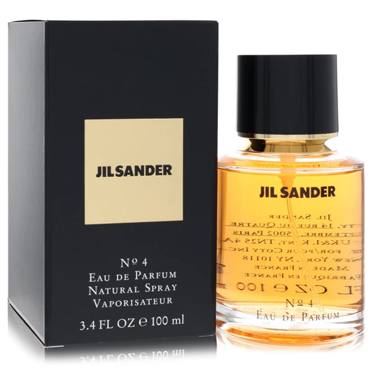 Jil Sander perfume bottle and packaging on a white background 100ml