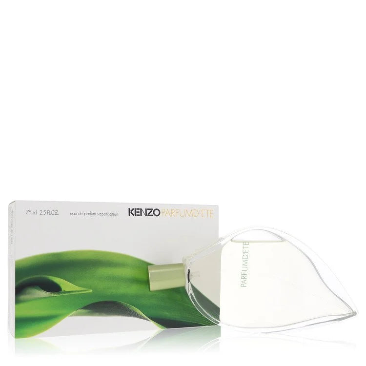 Kenzo Parfum bottle and packaging on a white background 75ml