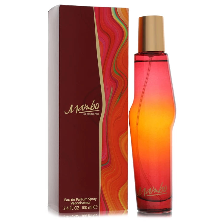 Mango perfume bottle and packaging on a white background 100ml