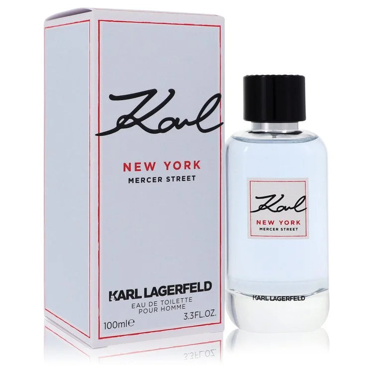 Karl Lagerfeld perfume bottle and packaging on a white background 100ml