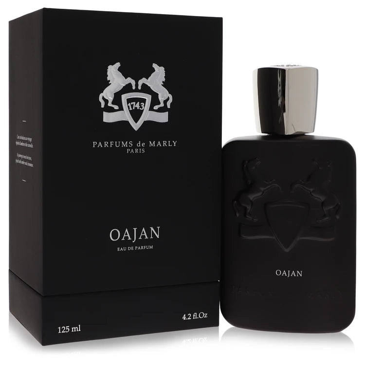 Parfums de Marly Oajan Eau de Parfum luxury men's fragrance featuring rich honey, cinnamon, warm amber, vanilla and tonka bean. 125ml