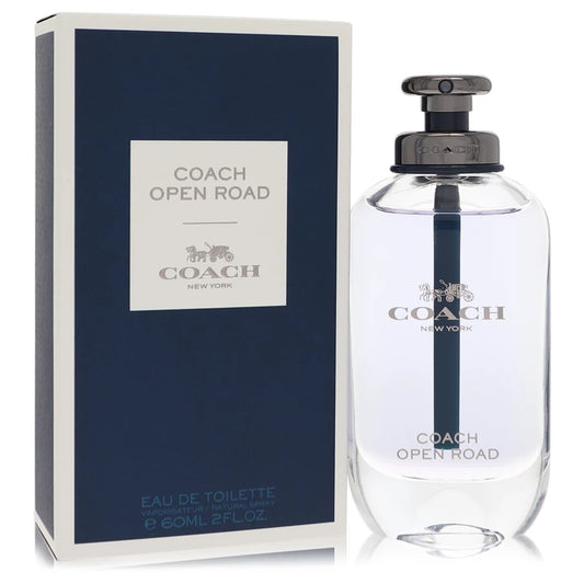 Coach Open Road perfume bottle and packaging on a white background 60ml