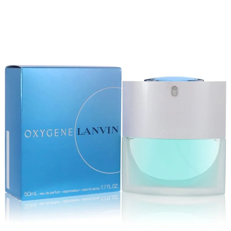 LANVIN Oxygene perfume bottle and packaging on a white background 100ml