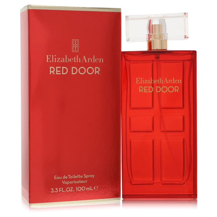 Elizabeth Arden Red Door perfume bottle and packaging on a white background 100ml
