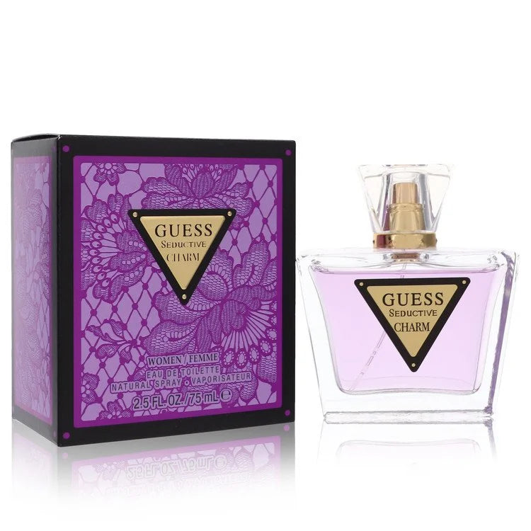 Guess Seductive Charm perfume bottle and packaging on a white background 75ml