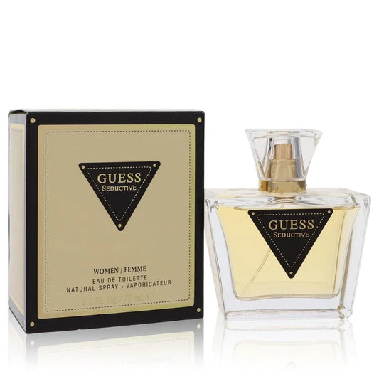 Guess Seductive women's perfume bottle and packaging on a white background 75ml