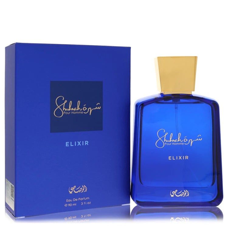 Rasasi Shuhrah Elixir Eau de Parfum for men at Scent Haven 90ml