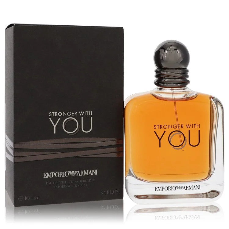Emporio Armani Stronger With You – warm spicy men’s scent in round amber-hued bottle. 100ml