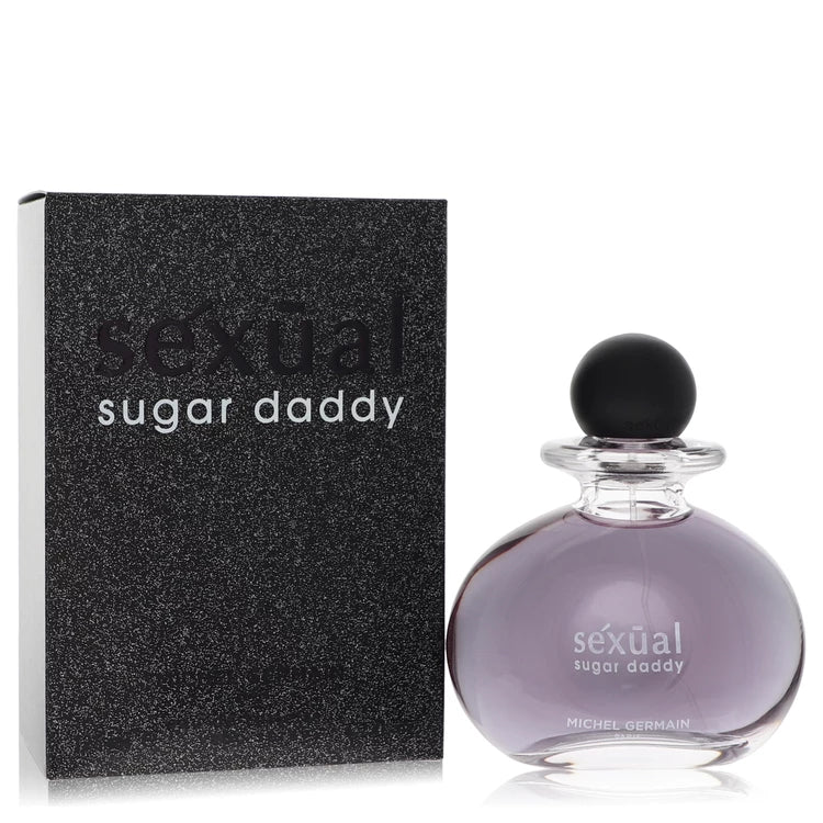 Michel Germain Sexual Sugar Daddy – playful sweet gourmand cologne in shimmering gold bottle. 125ml