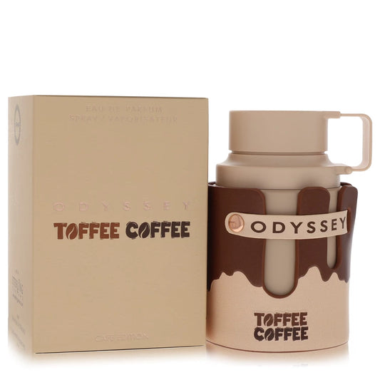 Odyssey Toffee Coffee mug with packaging on a white background 100ml