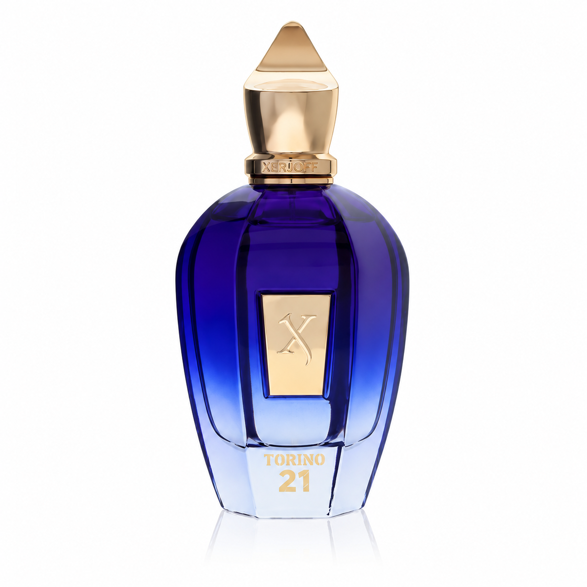 Xerjoff Torino21 Eau de Parfum unisex luxury niche fragrance featuring refreshing mint, sparkling lemon, aromatic basil, lavender, rosemary and clean musk. 100ml